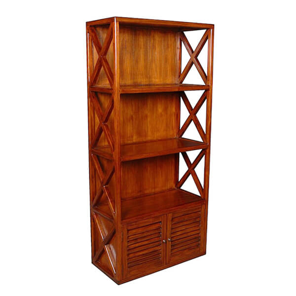 Teak Bookcase Cabinets