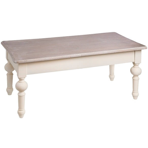 Antique White Paint Coffee Table