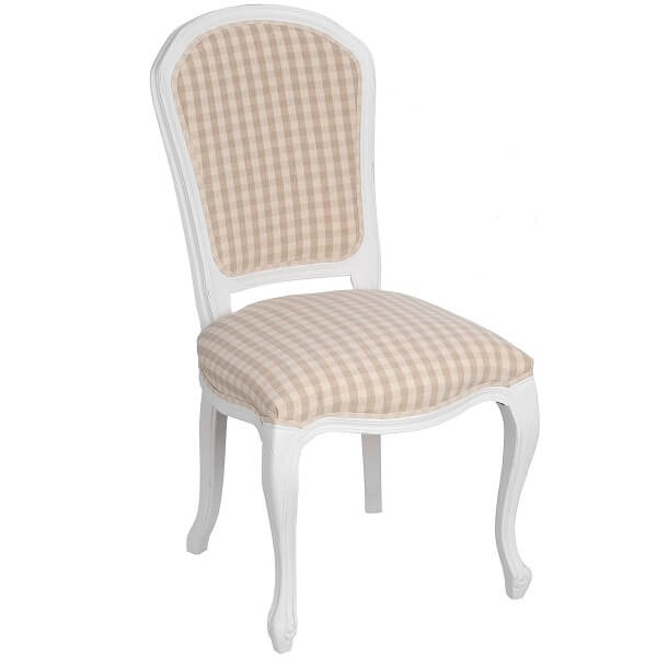 White Paint Dining Chairs