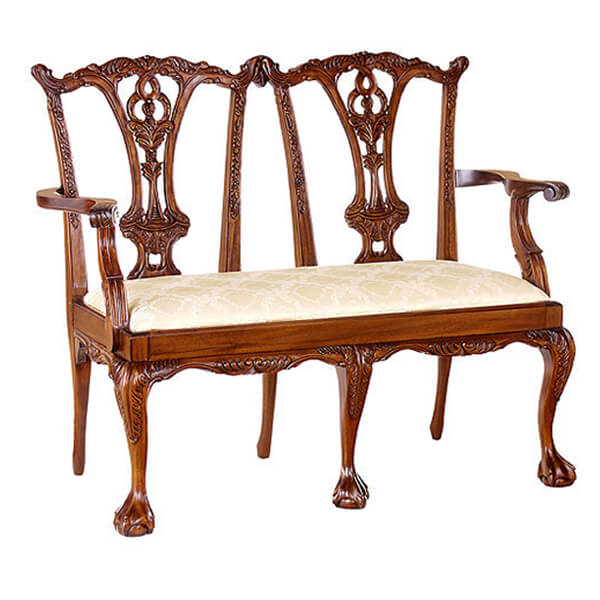 Chippendale Classic Bench