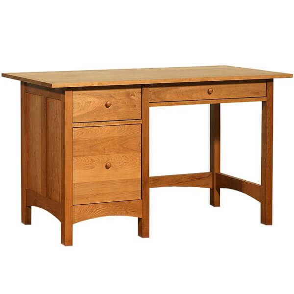 solid wood writing desk